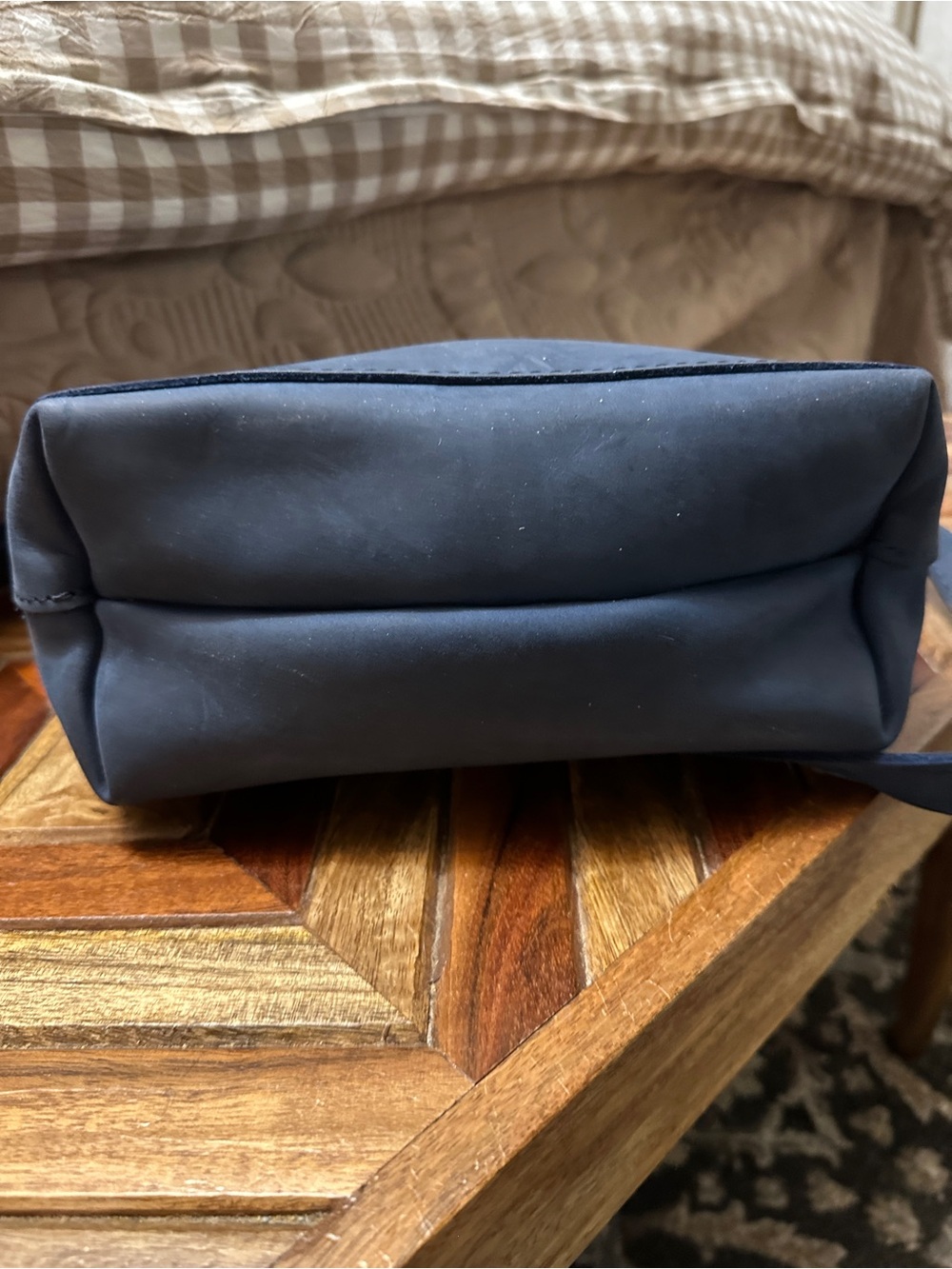 Portland Leather Deep Water Mini Crossbody Tote - Picture 2 of 5